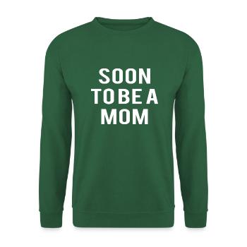 Grossesse Baby shower Babyshower Boy Girl - Sweat-shirt Unisexe - vert foncé - Devant