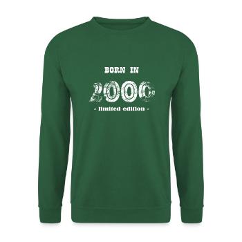 NÉ EN 2000 - édition limitée - Sweat-shirt Unisexe - vert foncé - Devant