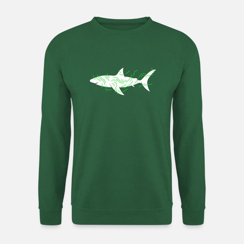Hai- und Wassernetze - Unisex Pullover - Grün