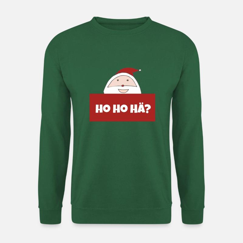 weihnachtsmann hohohä - Unisex Pullover - Grün