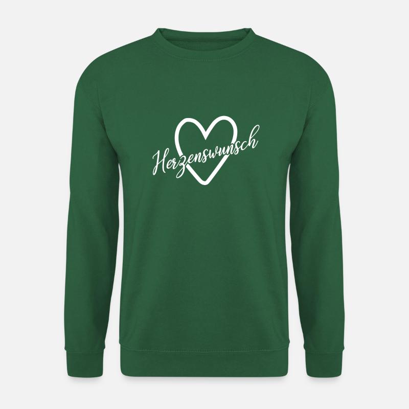 Herzenswunsch - Unisex Pullover - Grün