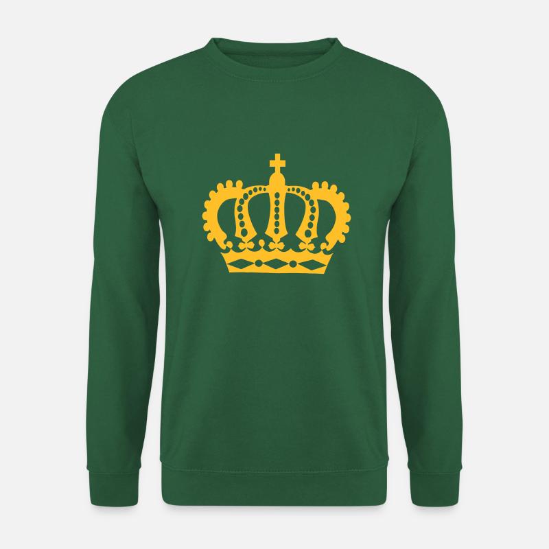 Krone Sieger König - Unisex Pullover - Grün