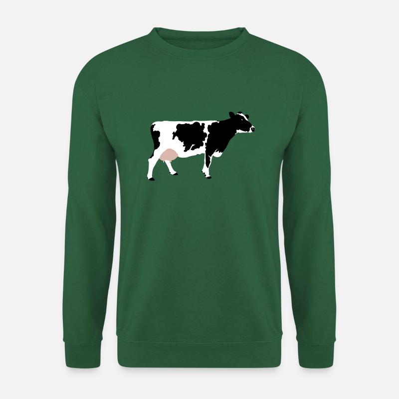 Kuh - Unisex Pullover - Grün