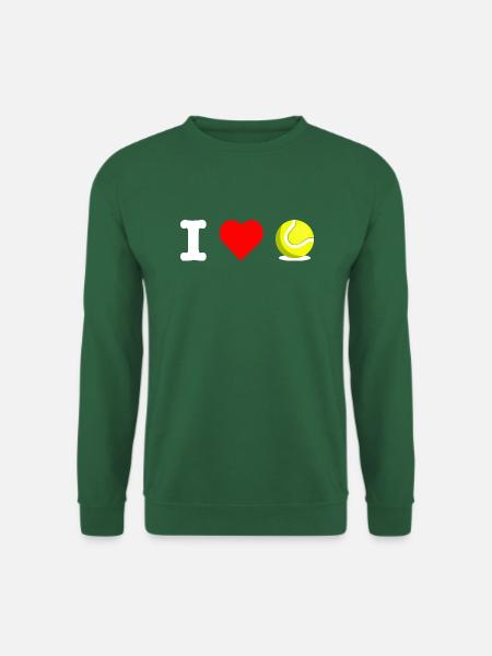 I LOVE PADEL - Geschenkspieler, Padel-Liebhaber - Unisex Pullover - Grün