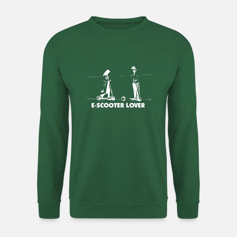 E-Scooter E-Roller Scooter - Unisex Pullover - Grün
