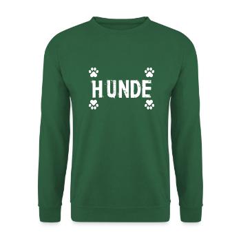 Hund Dog - Unisex Pullover - Grün - Vorne