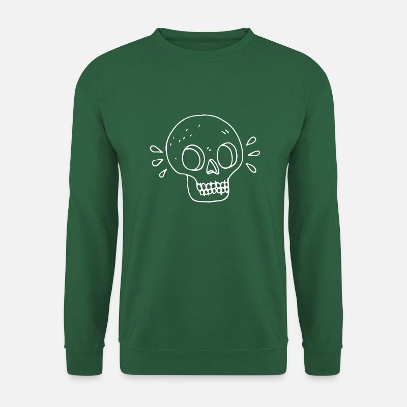 Totenkopf - Unisex Pullover - Grün