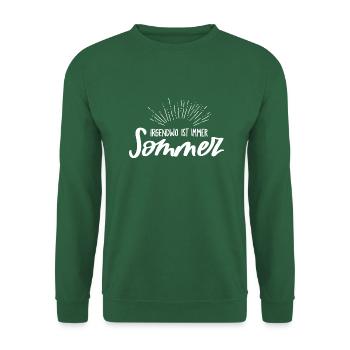 Irgendwo ist immer Sommer - Unisex Pullover - Grün - Vorne