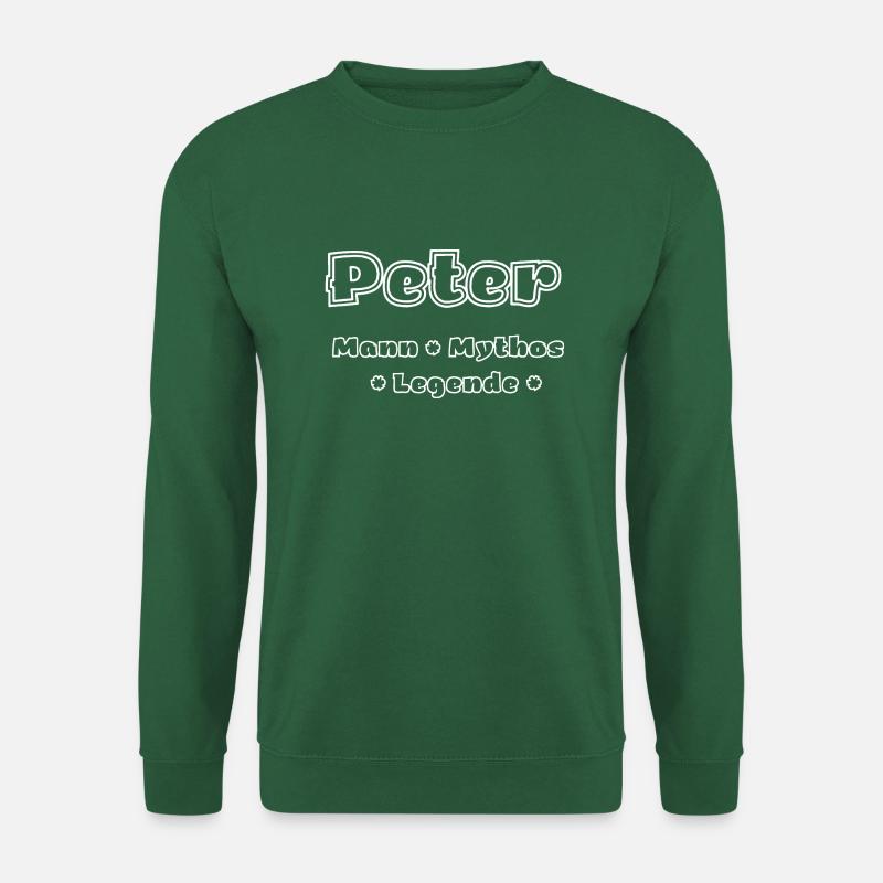 Peter - Mann, Mythos, Legende - Unisex Pullover - Grün
