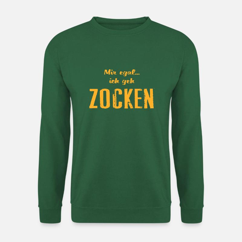 Zocken Spiel Gamer Nerd Geschenk - Unisex Pullover - Grün