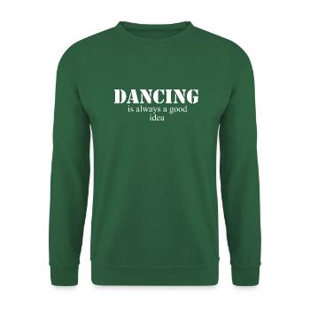 Dancing Dance Music - Unisex Sweatshirt - green - Front