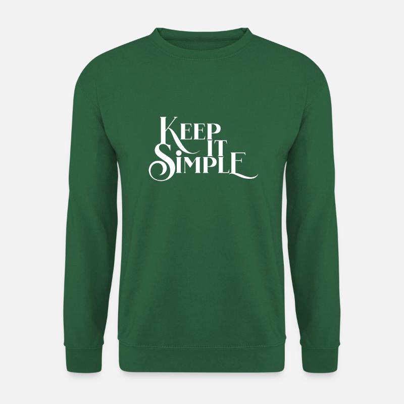 Keep it simple - Unisex Sweatshirt - green