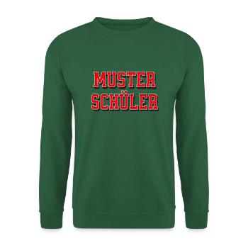 Musterschüler - Unisex Pullover - Grün - Vorne