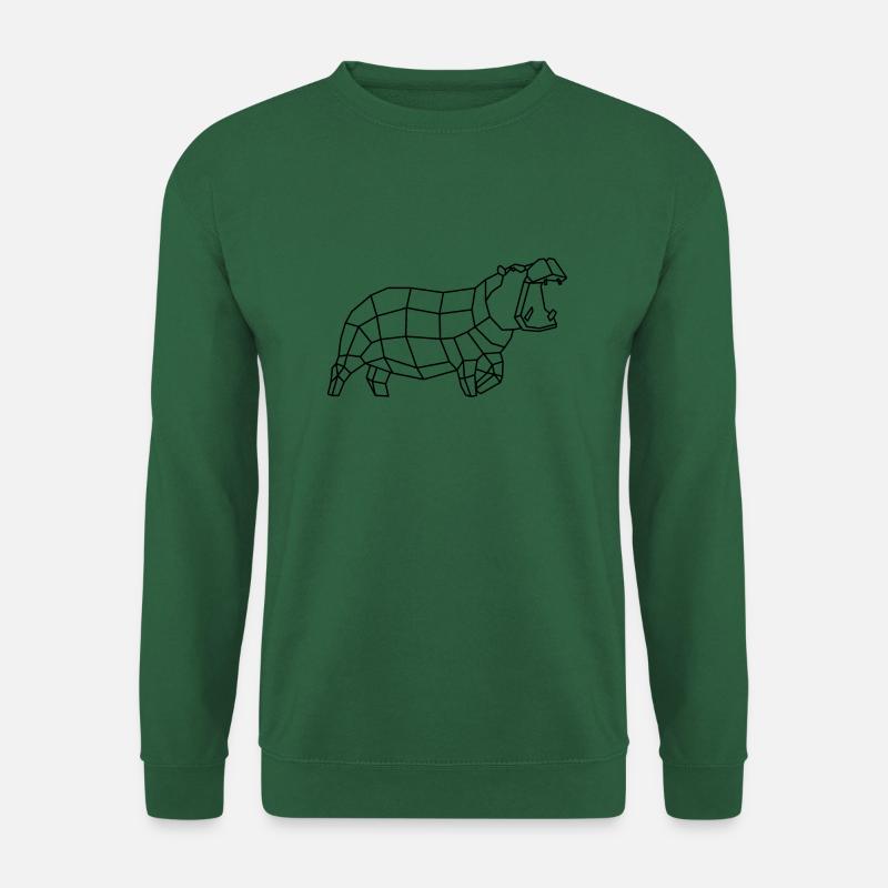 Nilpferd - Unisex Pullover - Grün