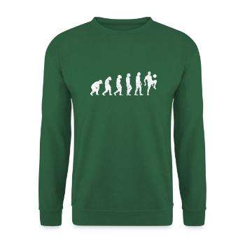 Équipe de football Football Design Joueur de football - Sweat-shirt Unisexe - vert foncé - Devant