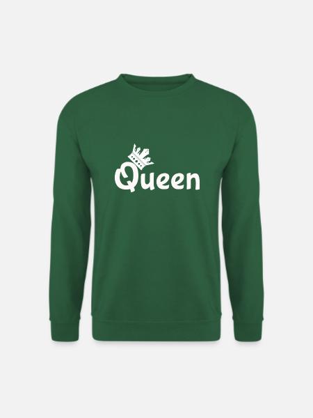 Liebe King Queen - Unisex Pullover - Grün