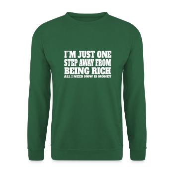 funny sayings funny saying gift funny - Unisex Sweatshirt - green - Front