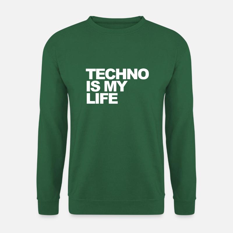 Techno ist mein Lebensgeschenk - Unisex Pullover - Grün
