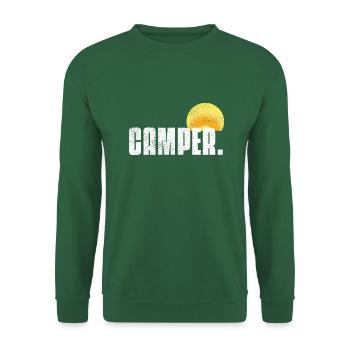 Camper Vintage - Unisex Pullover - Grün - Vorne