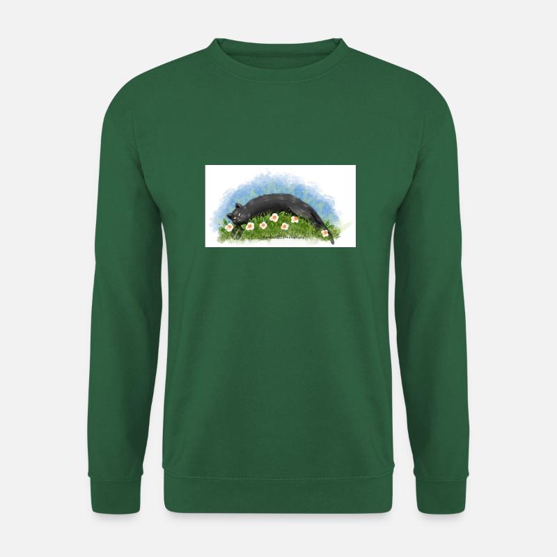 Cat sleeps - Unisex Sweatshirt - green