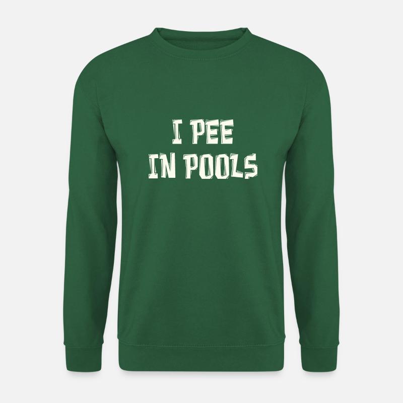 i pee in pools - Unisex Sweatshirt - green