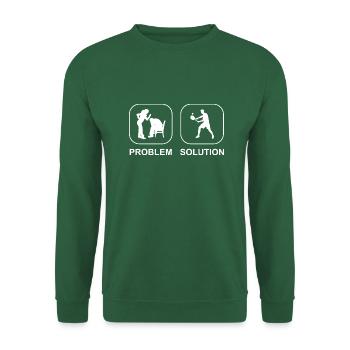 Tennisspieler Tennisliebhaber Tennis Tennisverein - Unisex Pullover - Grün - Vorne