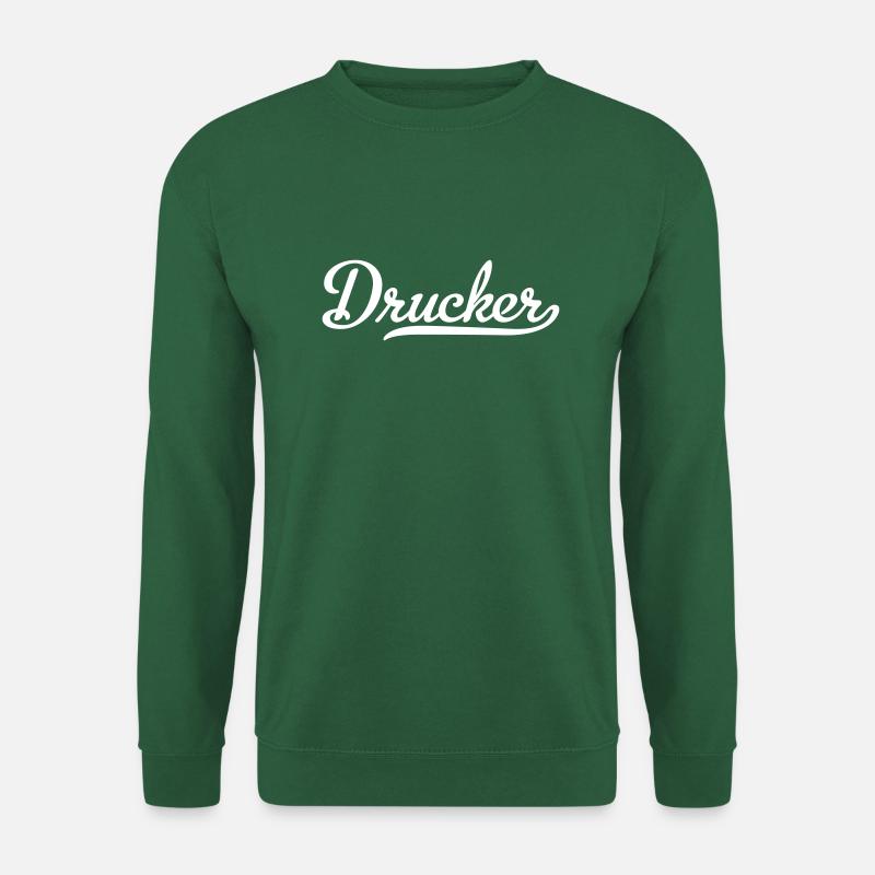 Drucker - Unisex Pullover - Grün