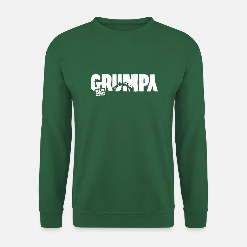 GRUMPY white - Unisex Sweatshirt - green