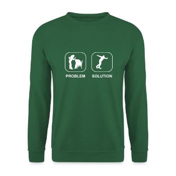 Skateboard Skating Skate Fan Skateboarding Skater - Unisex Sweatshirt - green - Front
