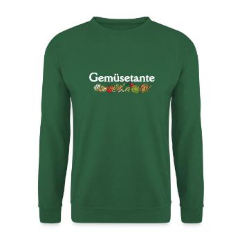 Tante végétale - Sweat-shirt Unisexe - vert foncé - Devant