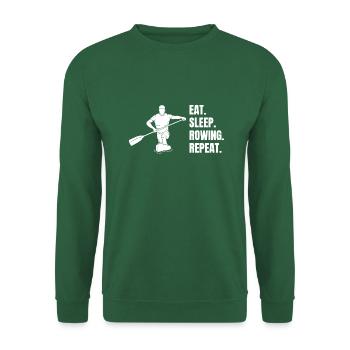 Ruderer Spruch Ruderverein lustige Rudern Ruderin - Unisex Pullover - Grün - Vorne