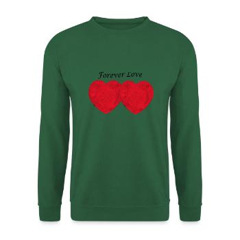 Forever Love - Unisex Pullover - Grün - Vorne