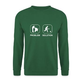 Bowling Bowling Bowling Cadeau Bowling Cône de boule de bowling - Sweat-shirt Unisexe - vert foncé - Devant