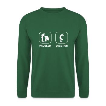 Skateboard Skaten Skateboarding Skater Skate-Fan - Unisex Pullover - Grün - Vorne