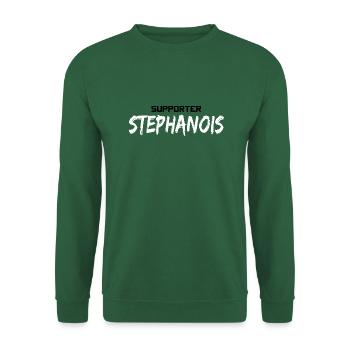 Supporter Stephanois - Fan de sport St-Etienne - Sweat-shirt Unisexe - vert foncé - Devant