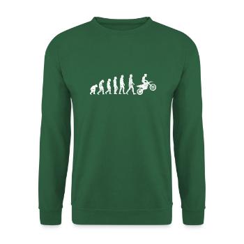 Motorcycle Motorcross Motorbike Fan Motorcyclists - Unisex Sweatshirt - green - Front