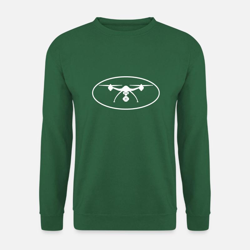 Drone FPV drones - Sweat-shirt Unisexe - vert foncé