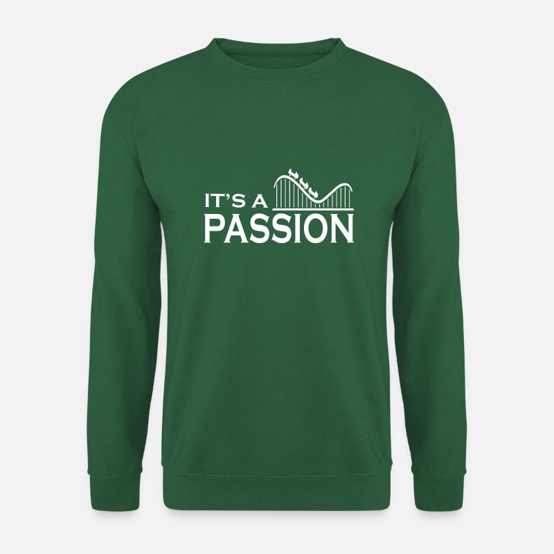 Rollercoaster Achterbahn - Unisex Pullover - Grün
