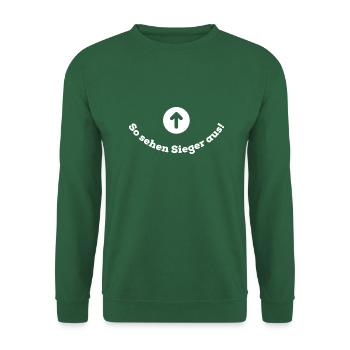Sieger Design - Unisex Pullover - Grün - Vorne