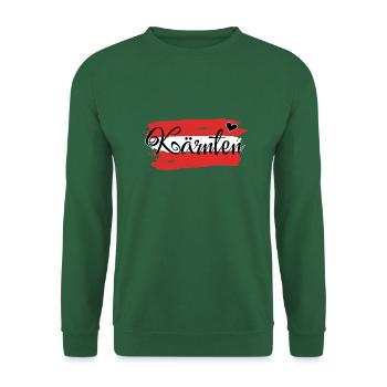 Flag Austria Carinthia - Unisex Sweatshirt - green - Front