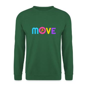 MOVE - Unisex Sweatshirt - green - Front