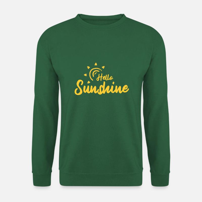 Hello Sunshine - Unisex Pullover - Grün