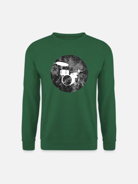 Schlagzeug - Unisex Pullover - Grün