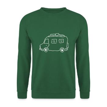 motorhome globetrotter - Unisex Sweatshirt - green - Front