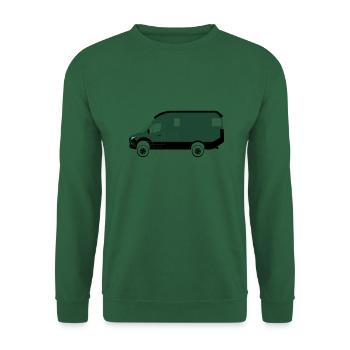 Sprinter Expedition 4x4 côté gauche gauche - Sweat-shirt Unisexe - vert foncé - Devant