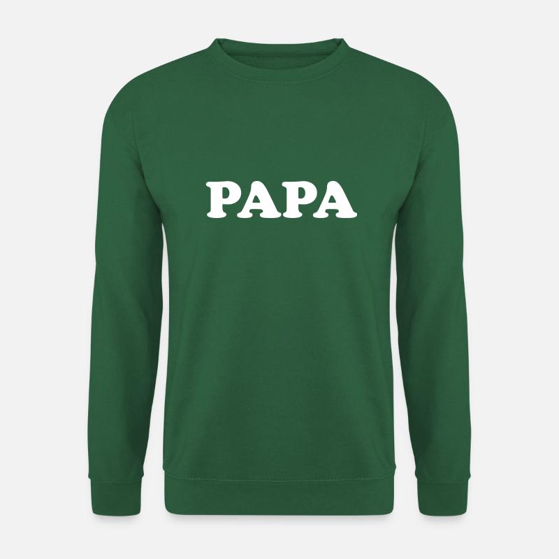 papa Vater Vati - Unisex Pullover - Grün