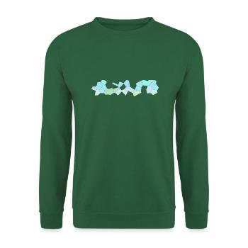 Muster 2 - Unisex Pullover - Grün - Vorne