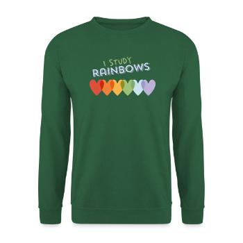 Rainbows - Unisex Pullover - Grün - Vorne