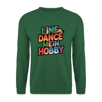 Line Dance mein Hobby - Unisex Pullover - Grün - Vorne