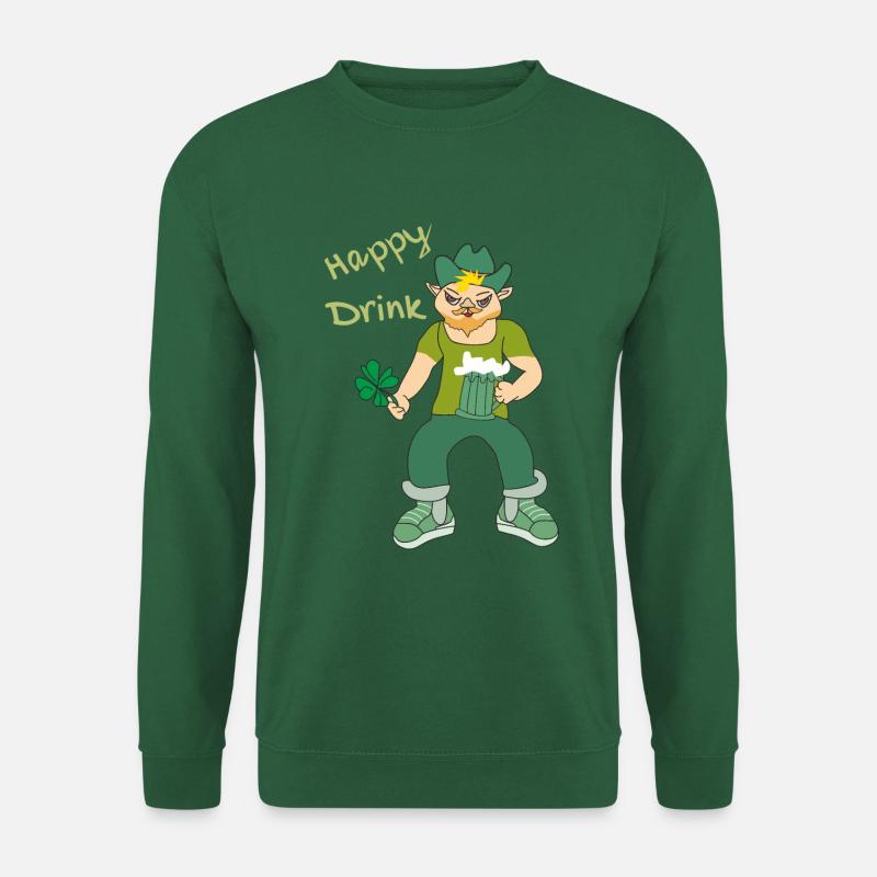 Happy drink - Unisex Pullover - Grün